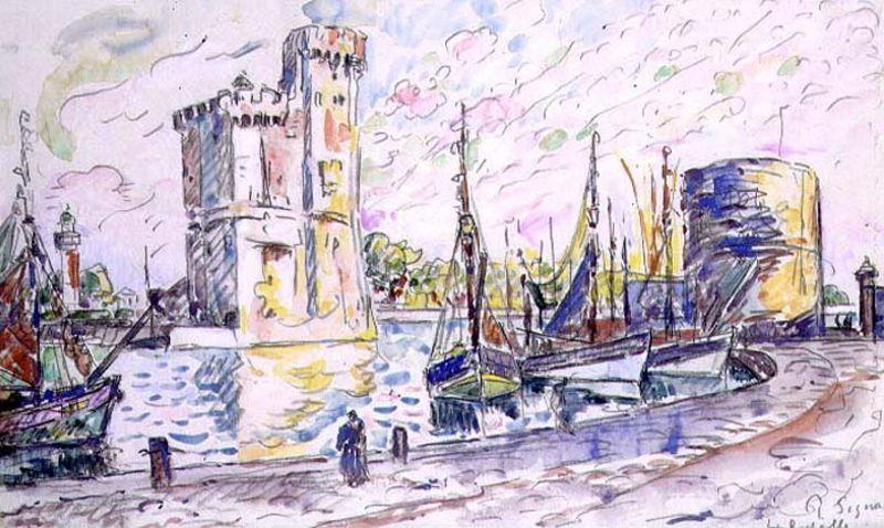 Paul Signac La Rochelle oil painting image